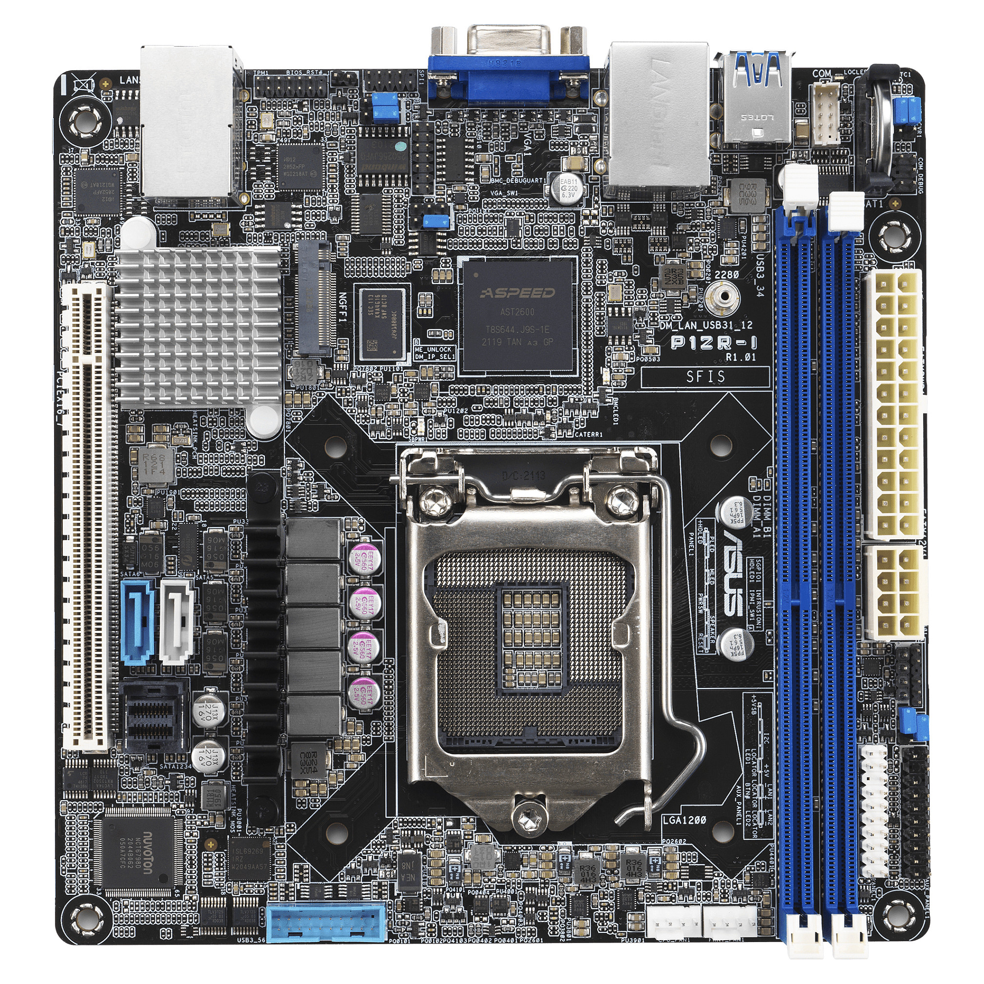 Mainboard P12R-I mini-ITX Sockel 1200 Retail