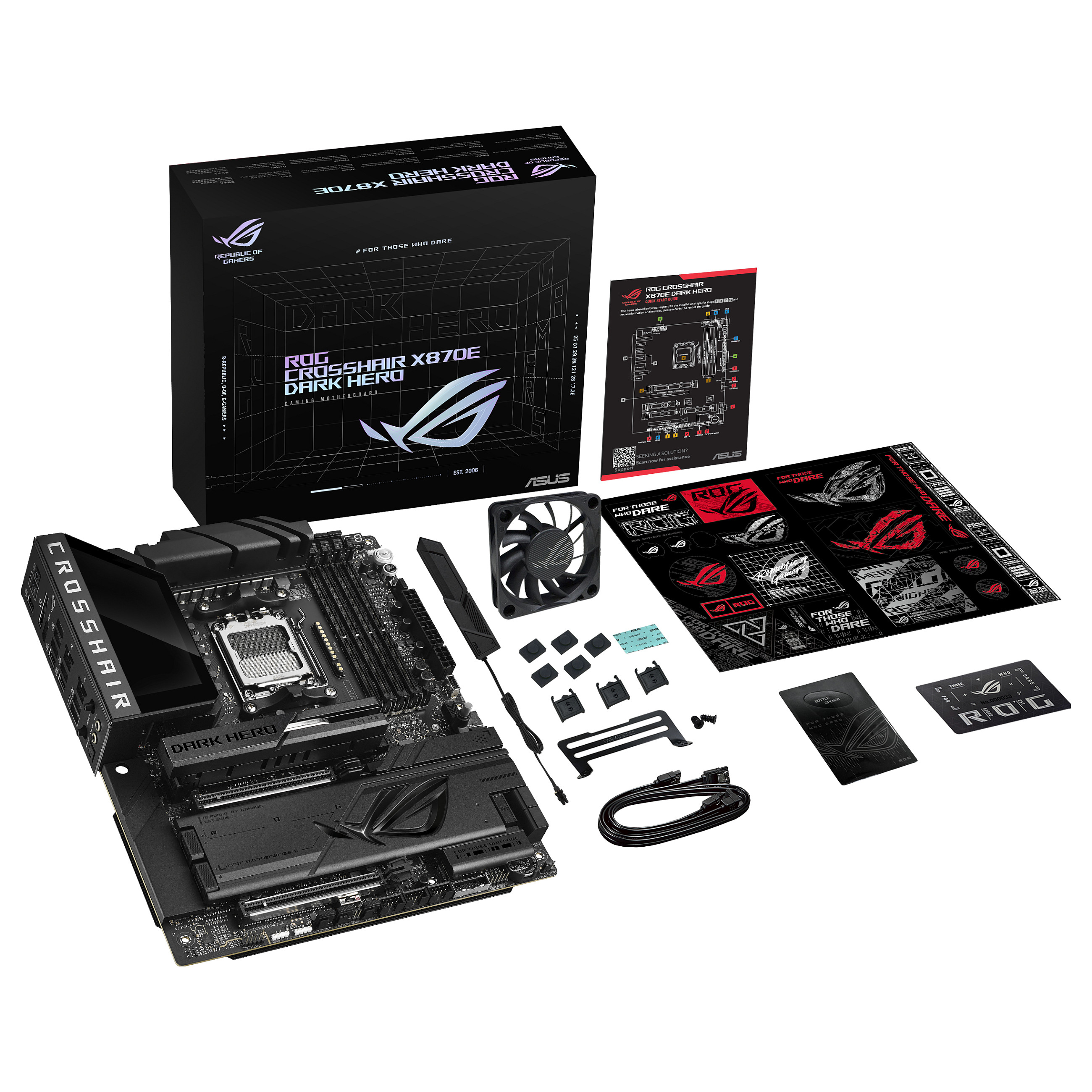ROG CROSSHAIR X870E DARK HERO WIFI7 ATX Mainboard AM5 HDMI/USB4