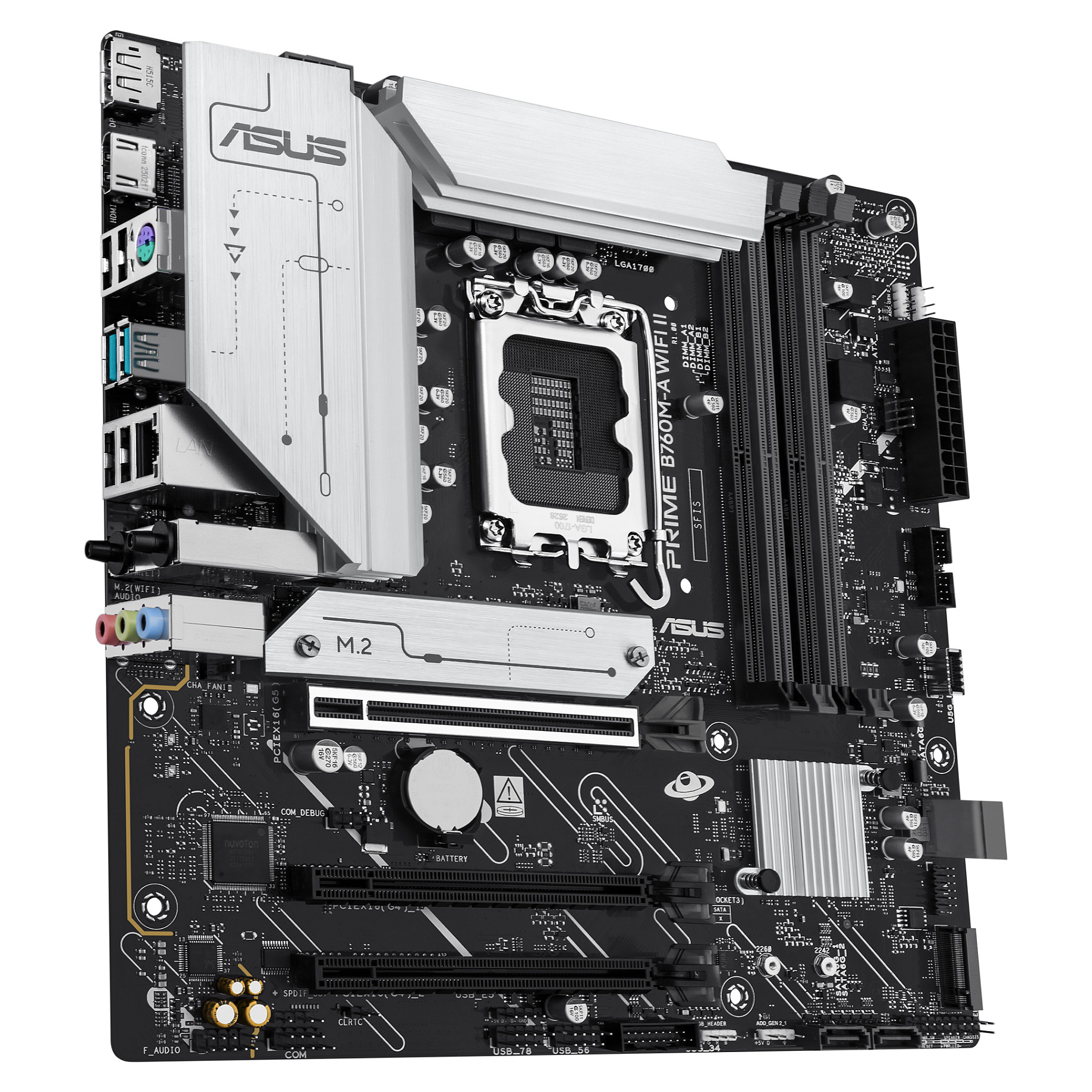 ASUS PRIME B760M-A WiFi II-mATX Mainboard Sockel 1700 HDMI/DP