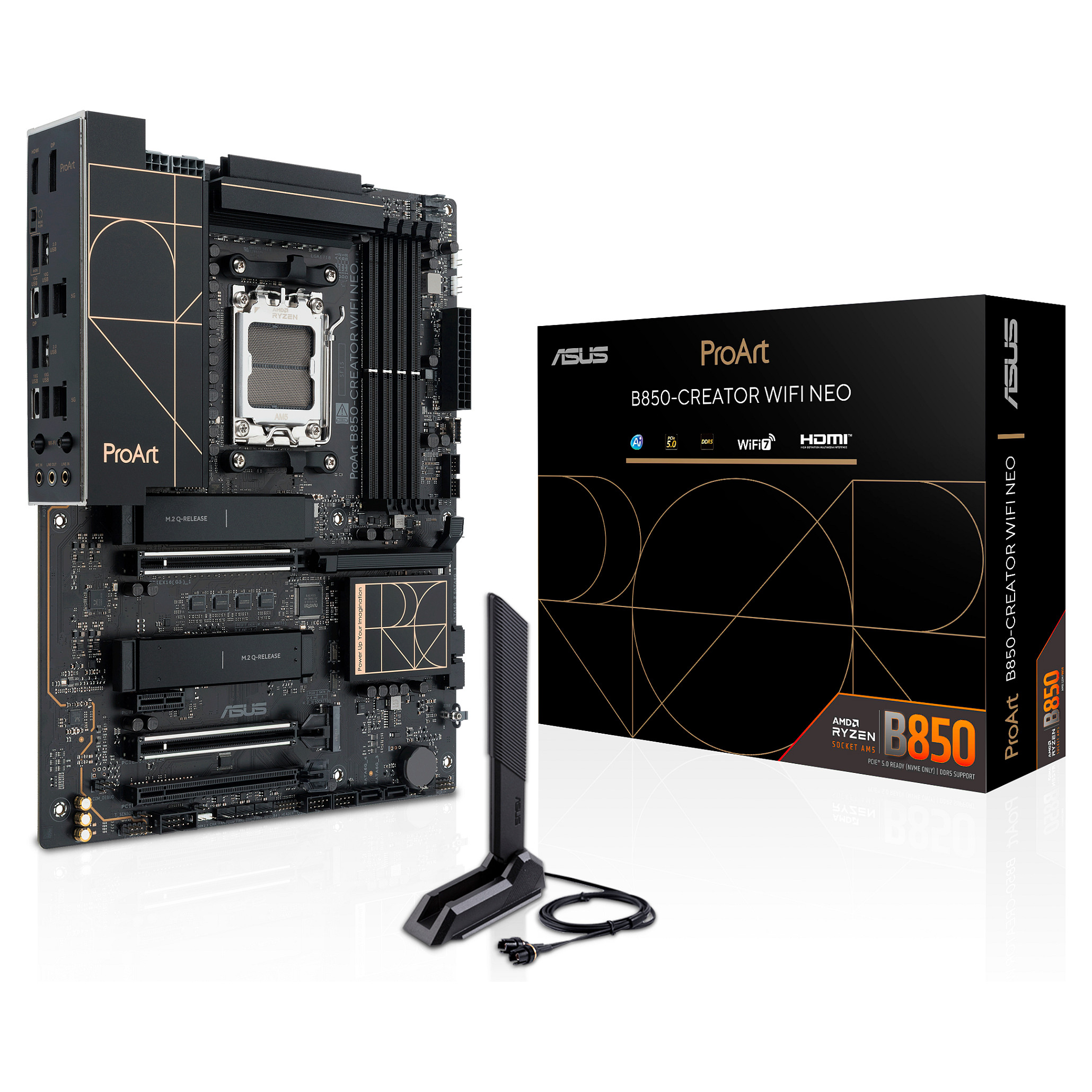 ASUS PROART B850-CREATOR WIFI NEO (AMD,AM5,DDR5,ATX)