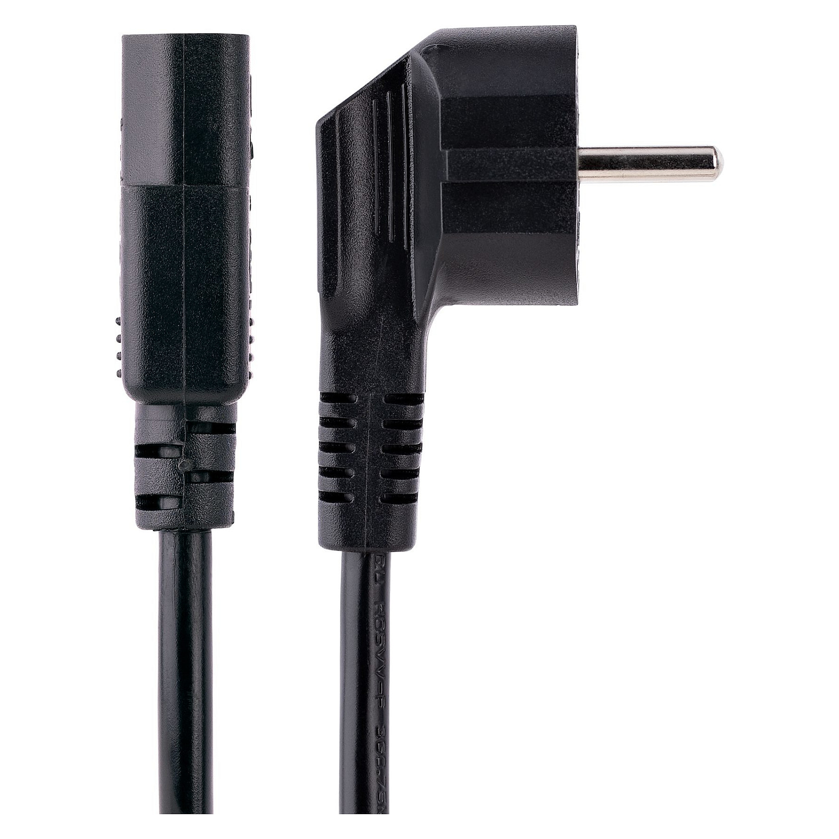 STARTECH.COM 3m 10ft Computer Power Cord 18AWG EU Schuko to C13 10A 250V Black Replacement AC PC Power Cord TV/Monitor Power Cable