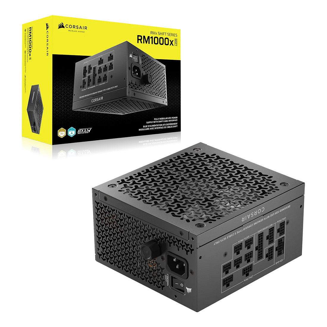 1000W Corsair RM1000X SHIFT Netzteil 80+ Gold ATX 3.1