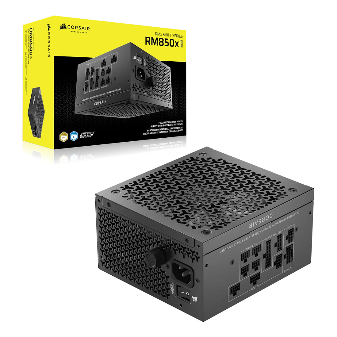 850W Corsair Netzteil RM850x Shift Modular ATX 3.1 850W (80+Gold)