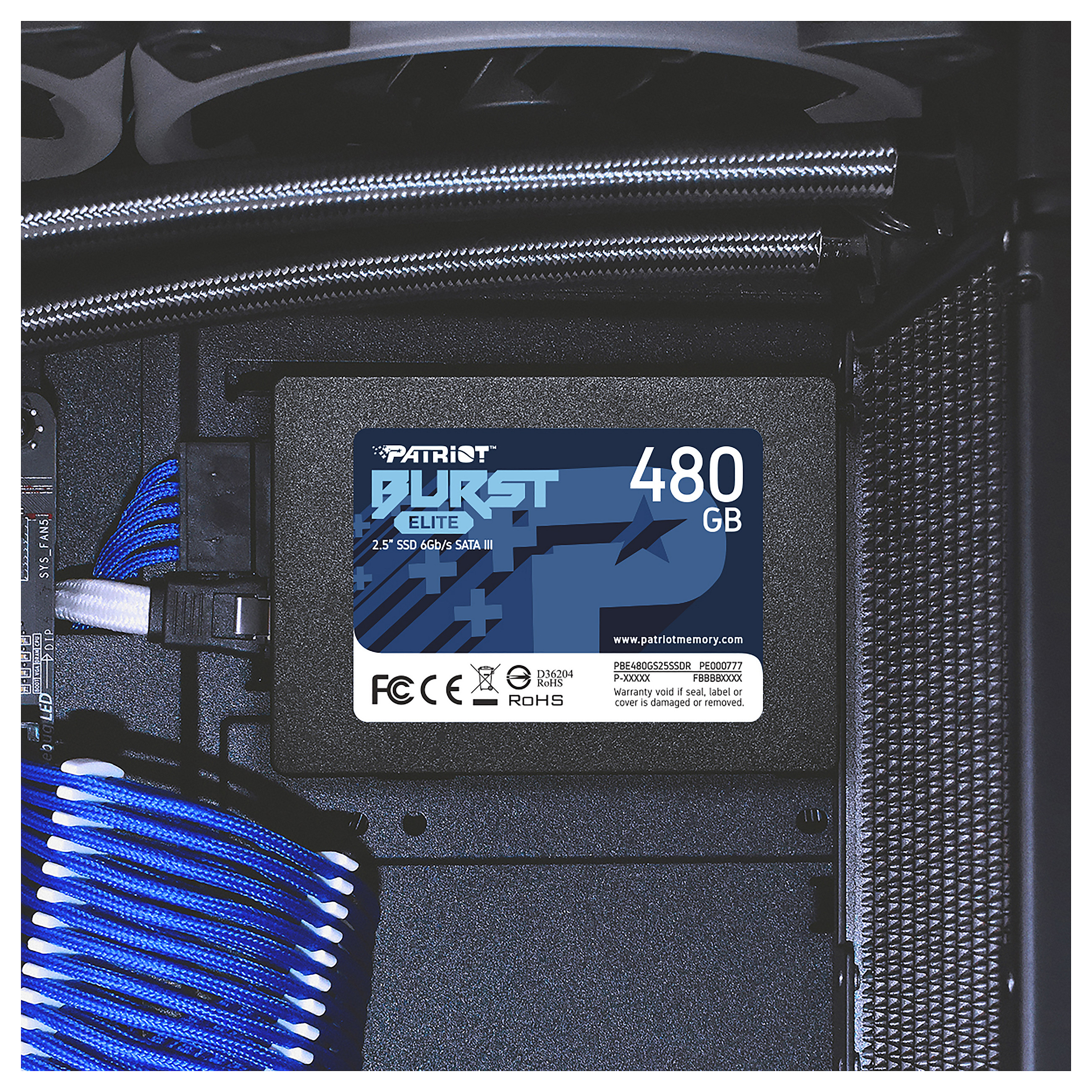 2,5" 480GB Patriot Burst Elite SATA3 450/320 PE777
