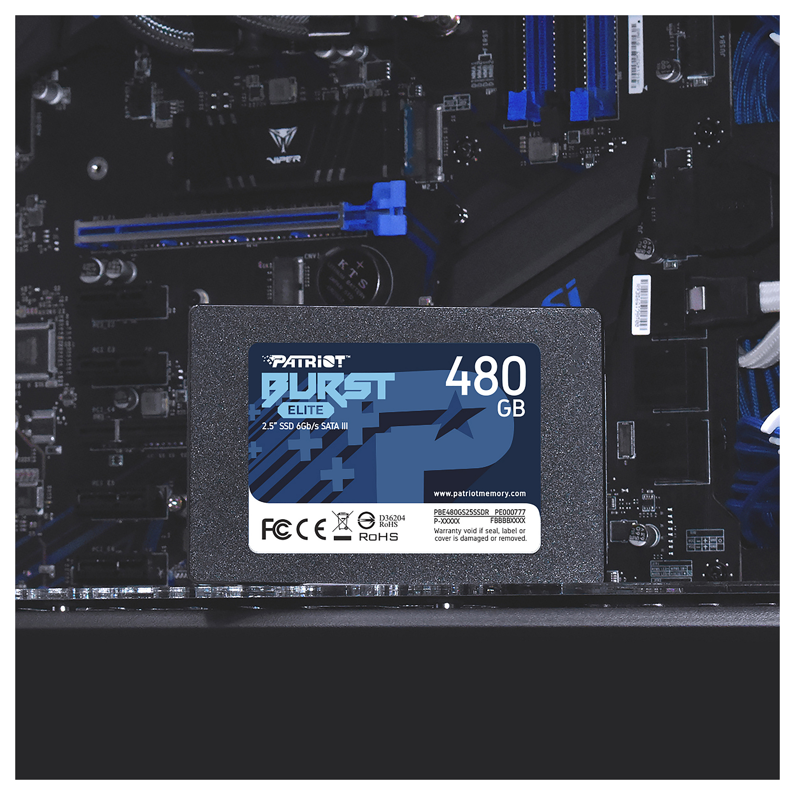 2,5" 480GB Patriot Burst Elite SATA3 450/320 PE777