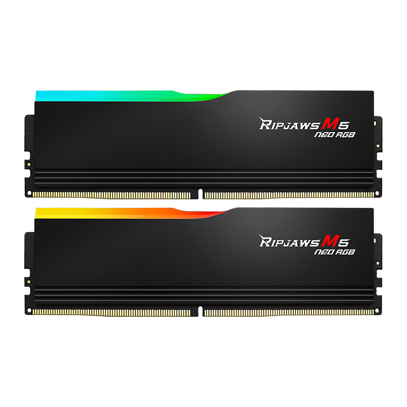 64GB G.Skill DIMM 6800 (2x 32 GB) Dual-Kit (schwarz, F5-6800J3445G32GX2-RM5RK, Ripjaws M5 RGB, INTEL XMP)