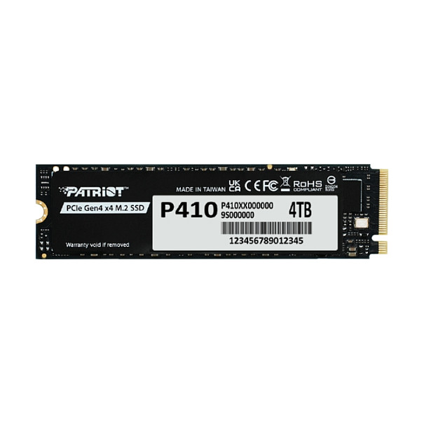 M.2 4TB Patriot P410 PCIe 4.0 5000/4500