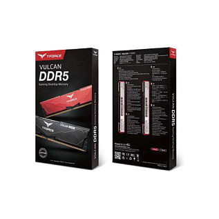 16GB Team Group DIMM 5200 (schwarz, FLBD516G5200HC40C01, Vulcan, INTEL XMP)