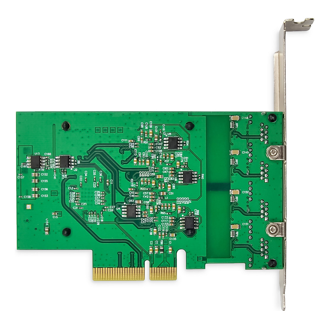 DIGITUS Netzwerkkarte 4Port RJ45 RTL8125B 2,5GBits ServerNIC