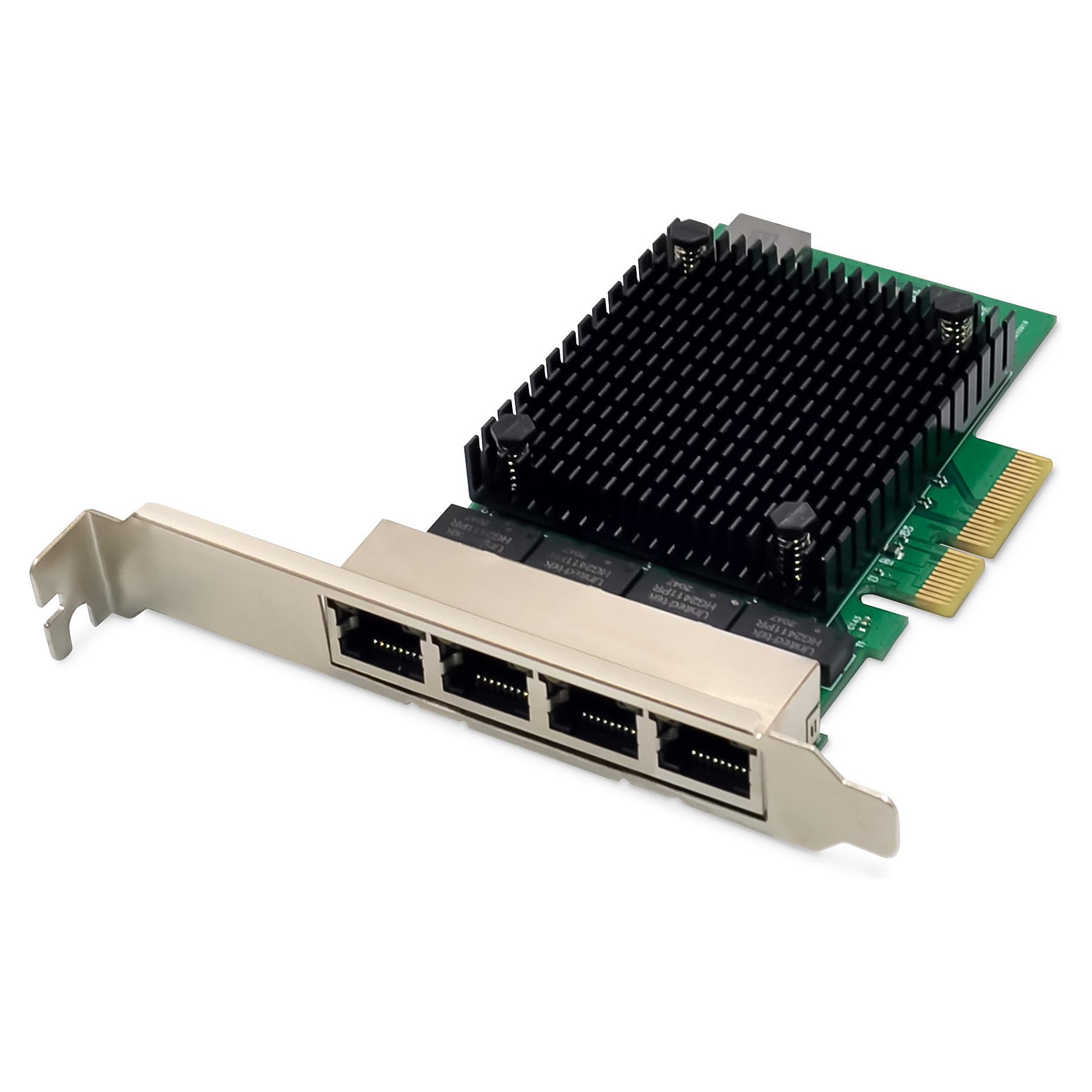 DIGITUS Netzwerkkarte 4Port RJ45 RTL8125B 2,5GBits ServerNIC