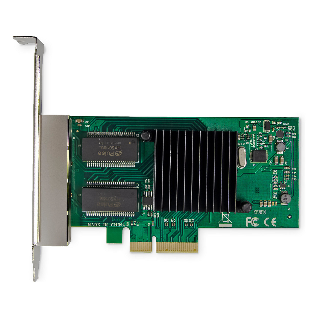 DIGITUS Netzwerkkarte PCI-e 4Port RJ45 Gigabit Intel I350