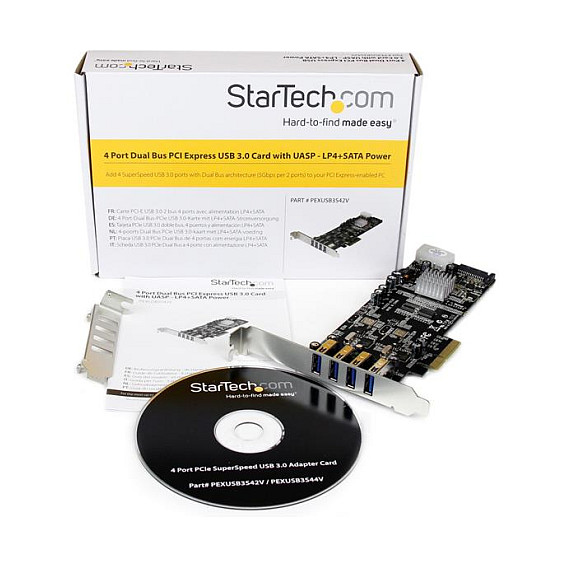 StarTech Controller USB 3.0 LP PEXUSB3S42