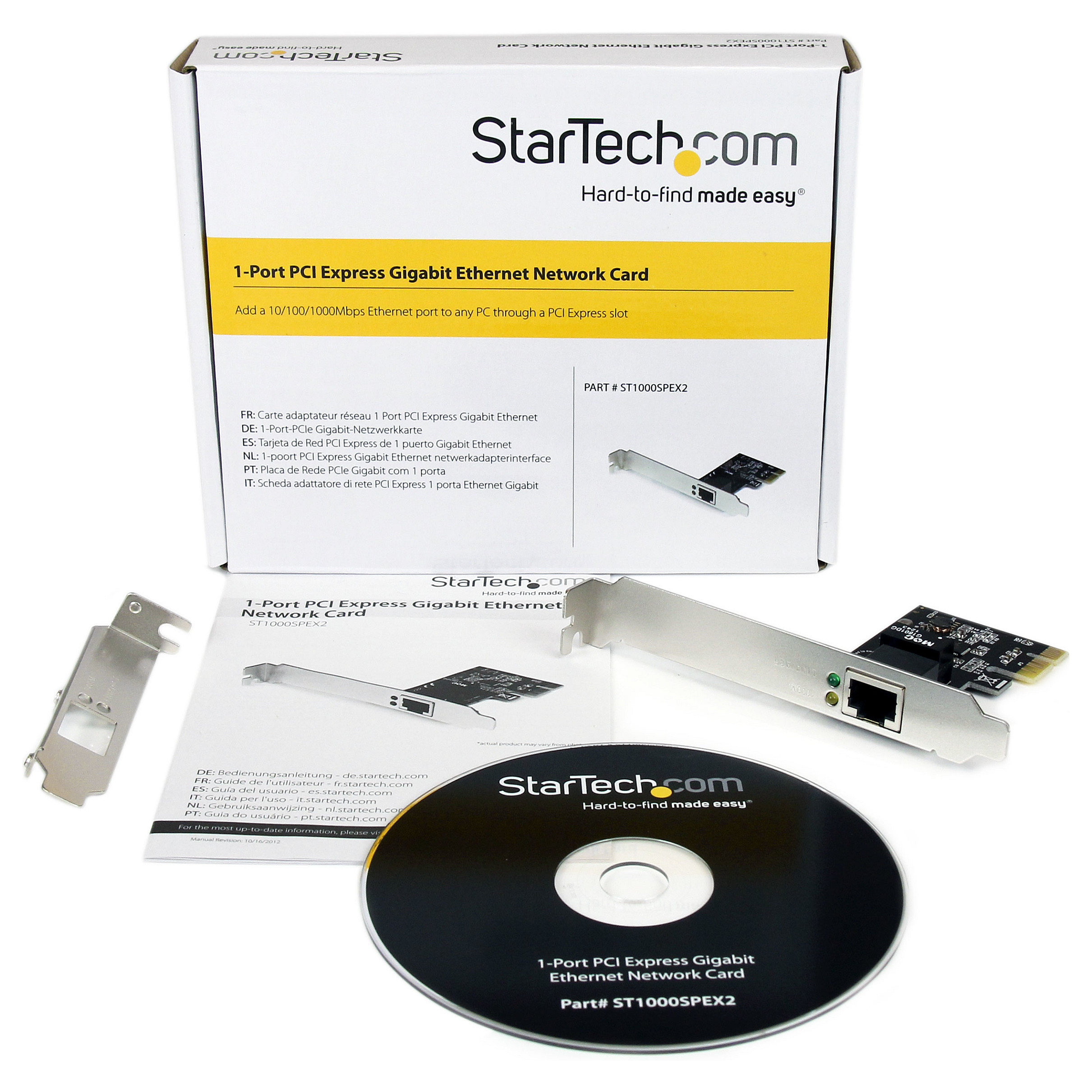 StarTech Netzwerkkarte Single-Port RJ-45 Gbit LP ST1000SPEX2