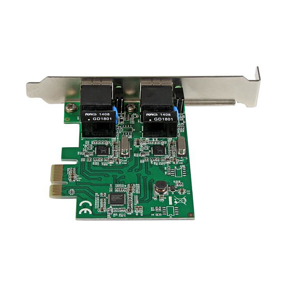 StarTech Netzwerkkarte Dual-Port RJ-45 Gbit FH/LP PCIe 2.0 ST1000SPEXD4