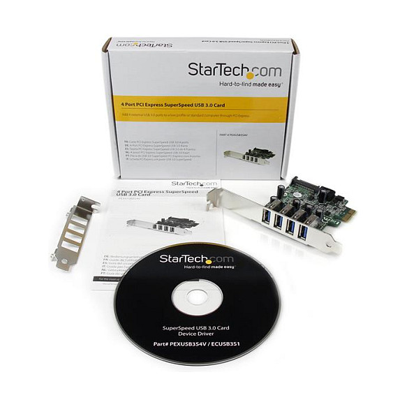 StarTech PEXUSB3S4V 4 Port PCI Express USB 3.0 Card