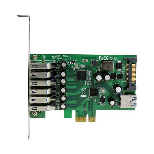 StarTech 7 Port PCI Express SuperSpeed USB 3.0 Card Adapter