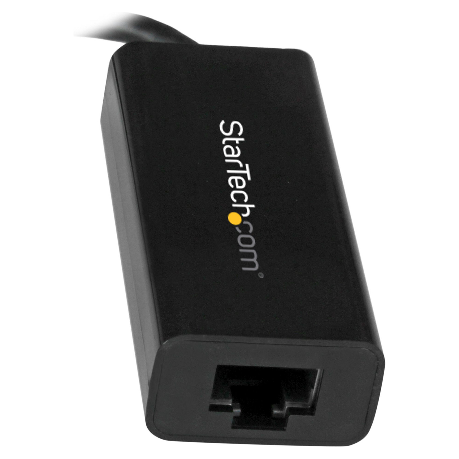 StarTech USB-C to Gigabit Ethernet Adapter - Black - Thunderbolt 3 Port Compatible - USB Type C Network Adapter
