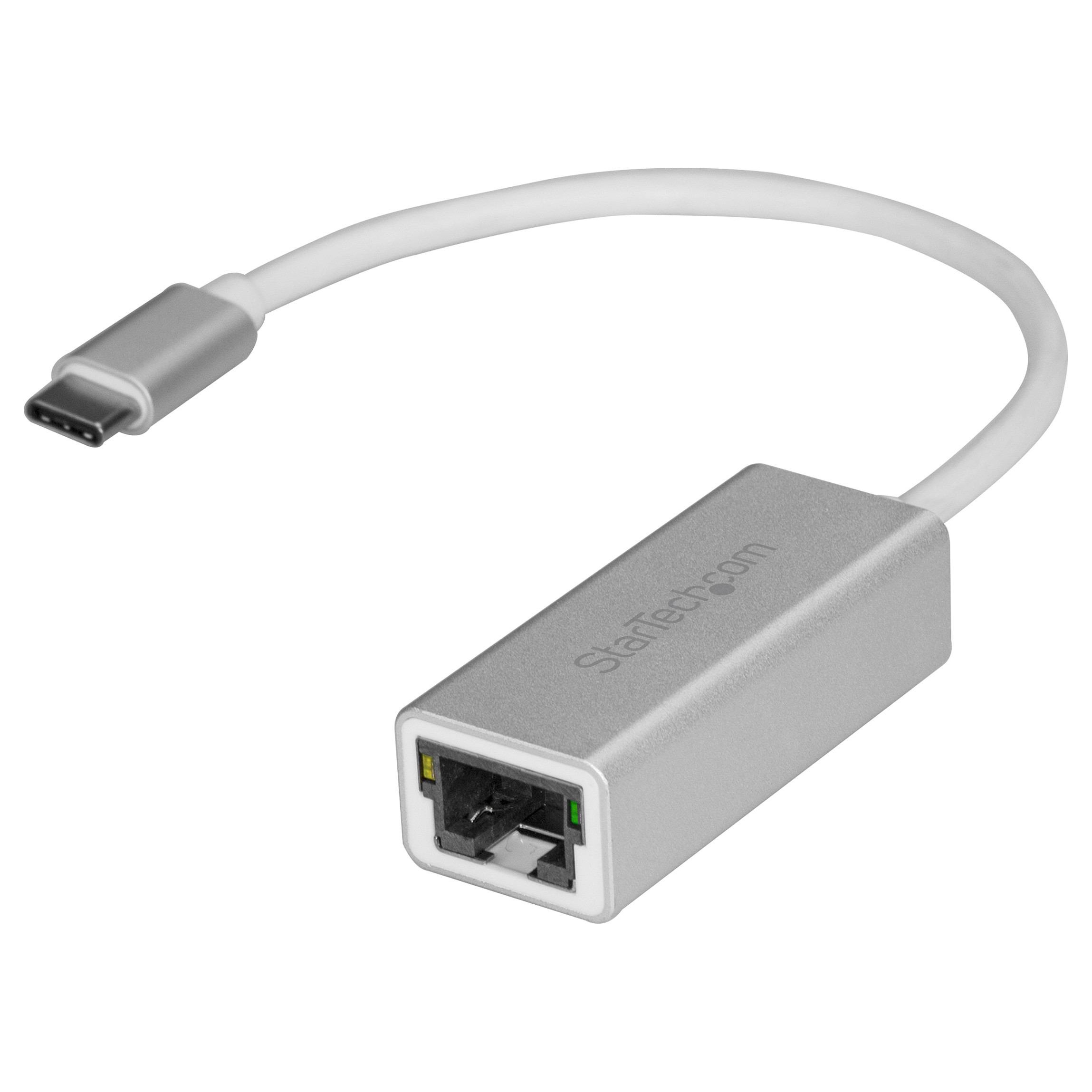 StarTech USB-C auf Gigabit Netzwerk Adapter - USB Type-C Ethernet Konverter mit Aluminium Gehuse - Silber