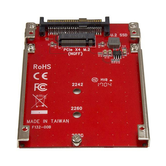 StarTech M.2 to U.2 Adapter - M.2 Drive to U.2 Adapter for M.2 PCIe SSD