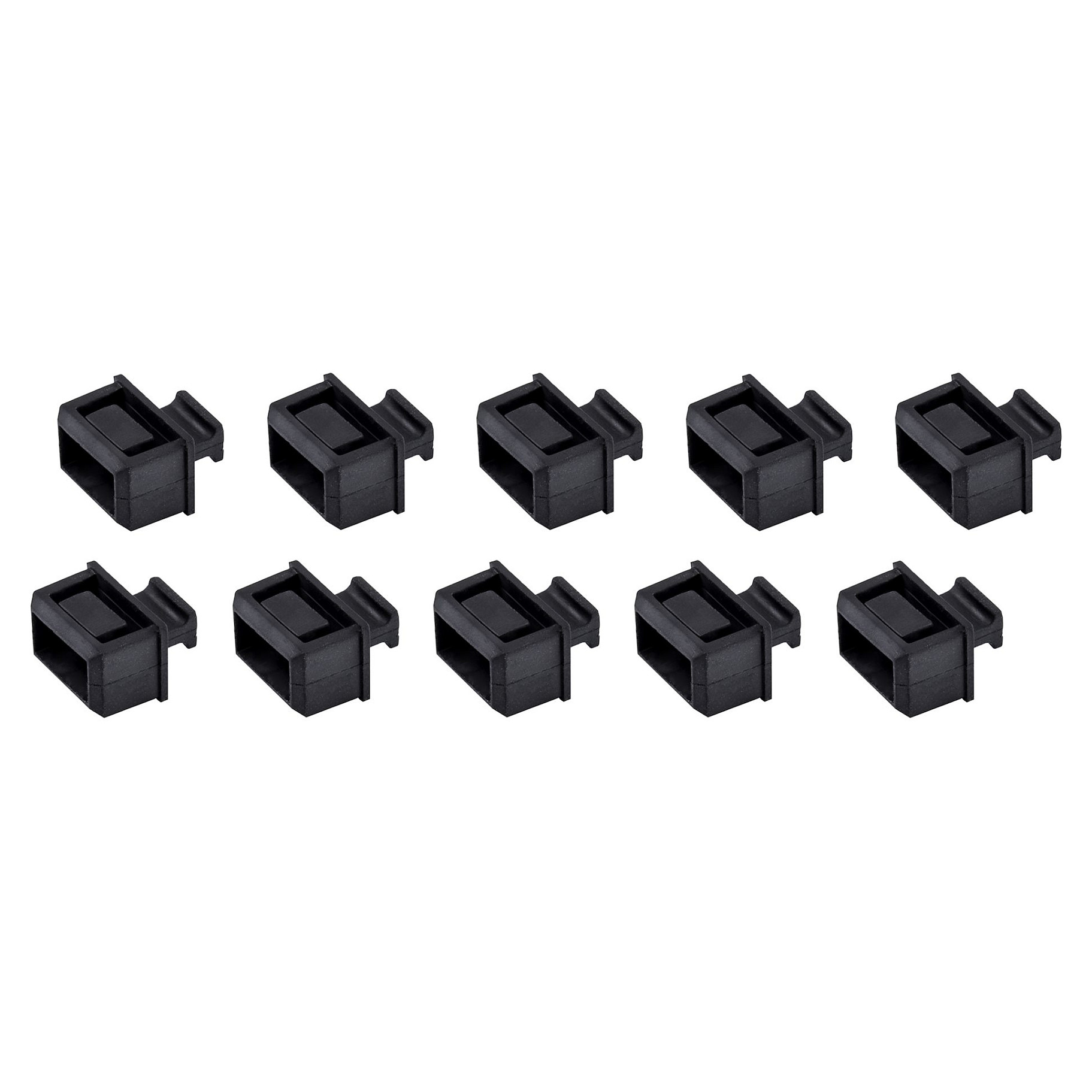 StarTech SFP Dust Cover - 10 Pack - Black - SFP Port Cover - Fiber Optic Dust Caps - SFP Plug - SFP Port Dust Cover - SFP Cover