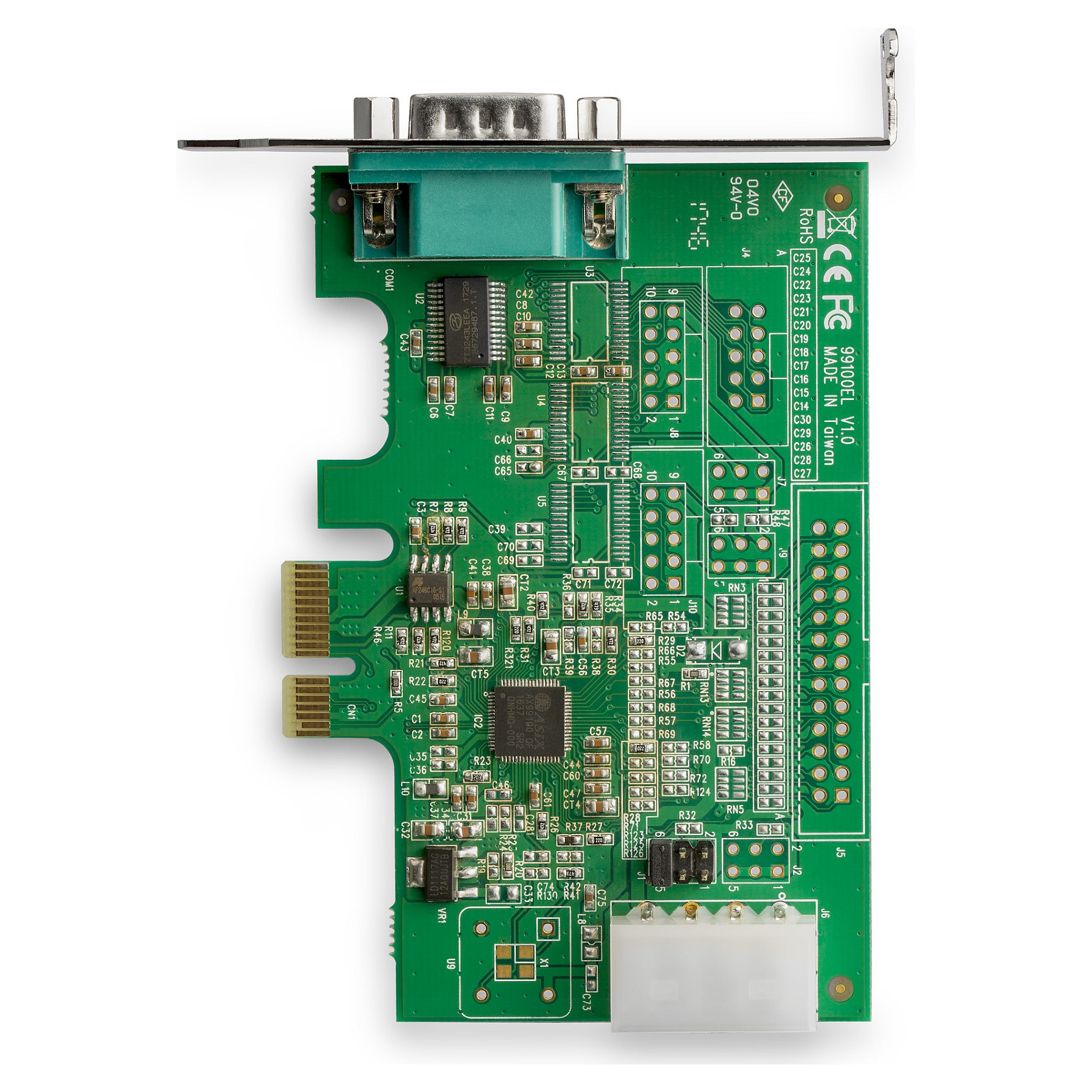 StarTech 1 Port Serielle Schnittstellenkarte PCIe mit 16950 UART - Serial Adapter - 921,4 Kbps - Windows und Linux