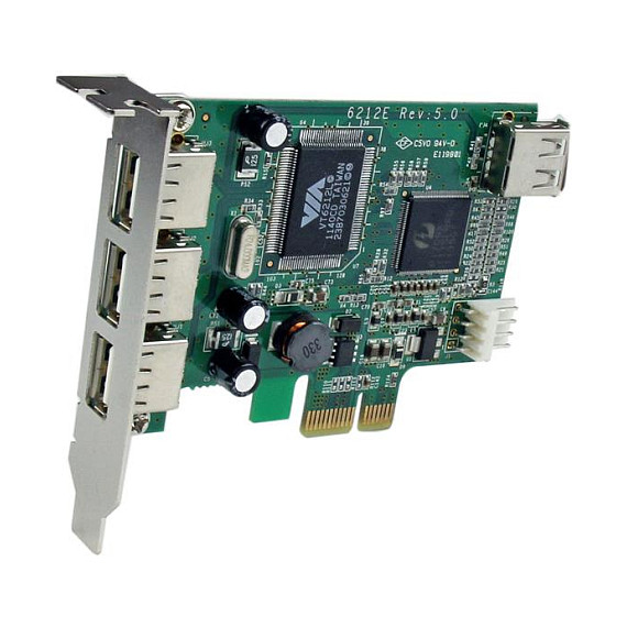 STARTECH.COM 4 Port USB 2.0 PCI Express Low Profile Schnittstellenkarte