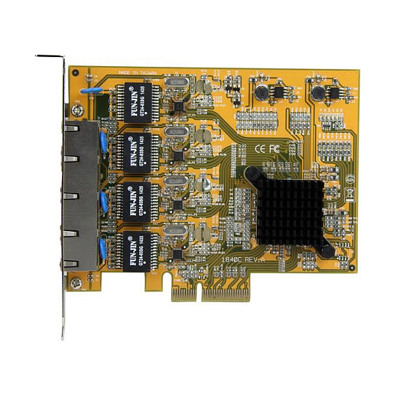STARTECH.COM 4 Port PCIe Gigabit Netzwerkkarte - Quad Port PCI Express GbE NIC