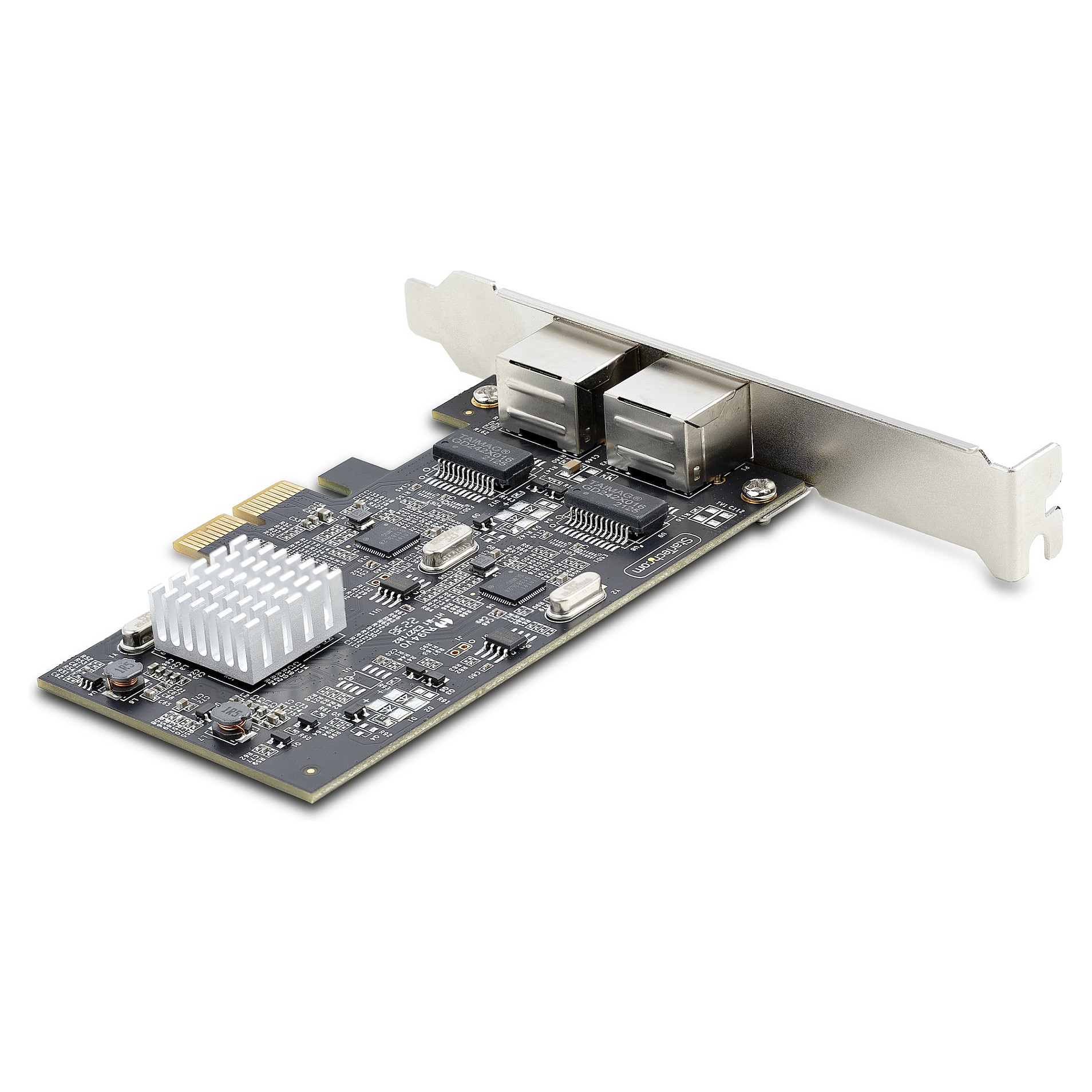 STARTECH.COM 2-Port 2.5 Gbit PCIe Netzwerkkarte Intel I225-V Dual-Port Computer LAN Karte Multi-Gigabit NIC 2.5G PCI Express Server