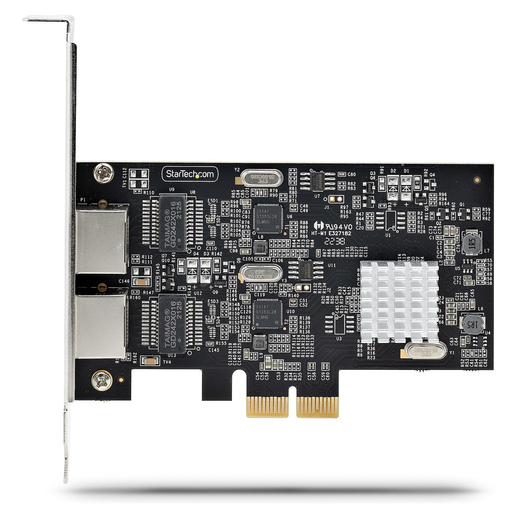 STARTECH.COM 2-Port 2.5 Gbit PCIe Netzwerkkarte Intel I225-V Dual-Port Computer LAN Karte Multi-Gigabit NIC 2.5G PCI Express Server