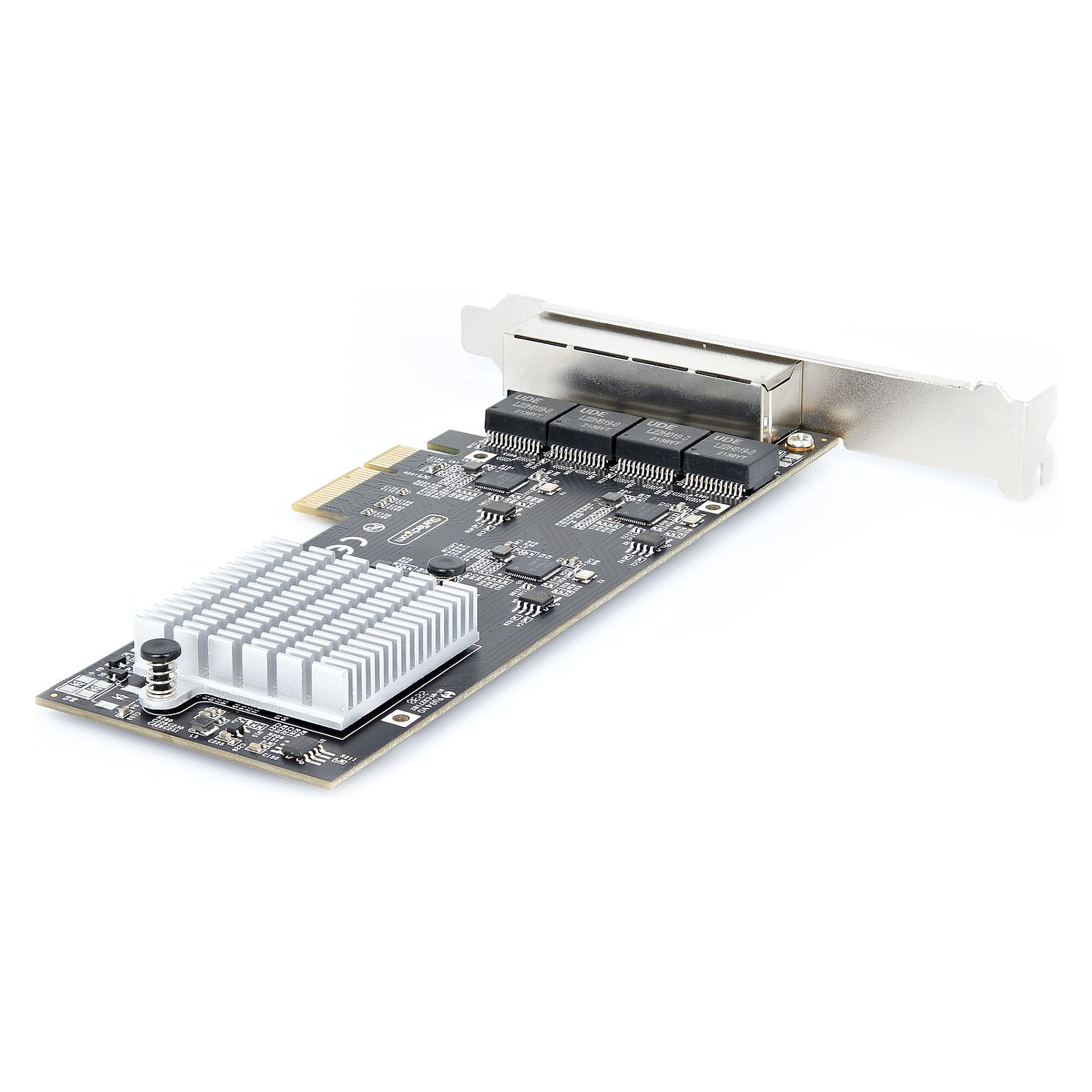 STARTECH.COM 4-Port 2.5 Gbit PCIe Netzwerkkarte Intel I225-V Dual-Port Computer LAN Karte Multi-Gigabit NIC 2.5G PCI Express Server