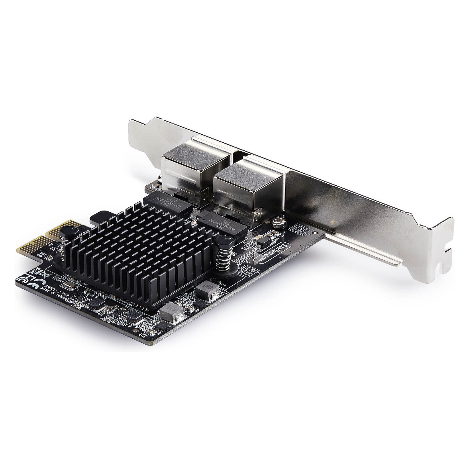 STARTECH.COM 2-Port 5Gbit Netzwerkkarte PCI Express NIC Realtek RTL8126 Windows und Linux Multi-Gigabit LAN 1G 2.5G 5G
