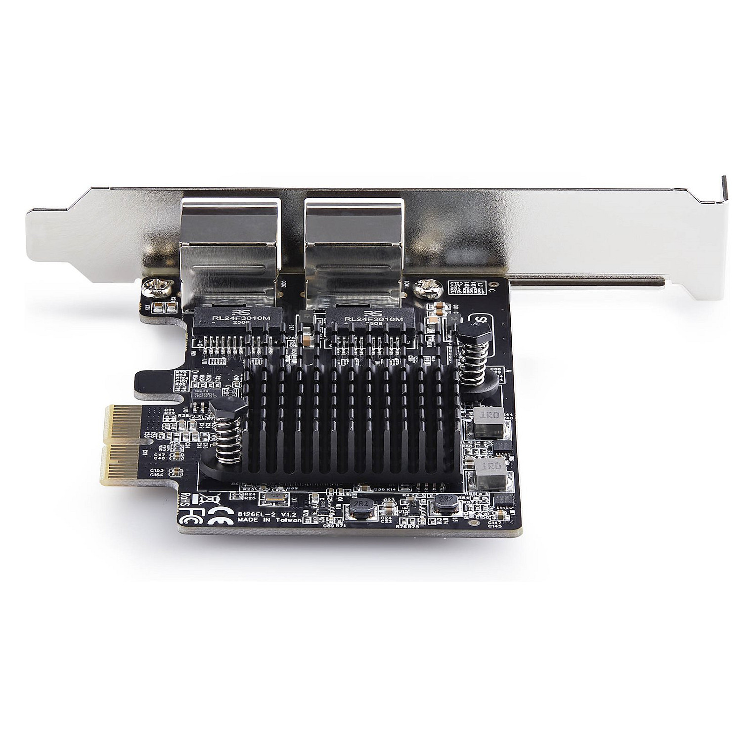 STARTECH.COM 2-Port 5Gbit Netzwerkkarte PCI Express NIC Realtek RTL8126 Windows und Linux Multi-Gigabit LAN 1G 2.5G 5G