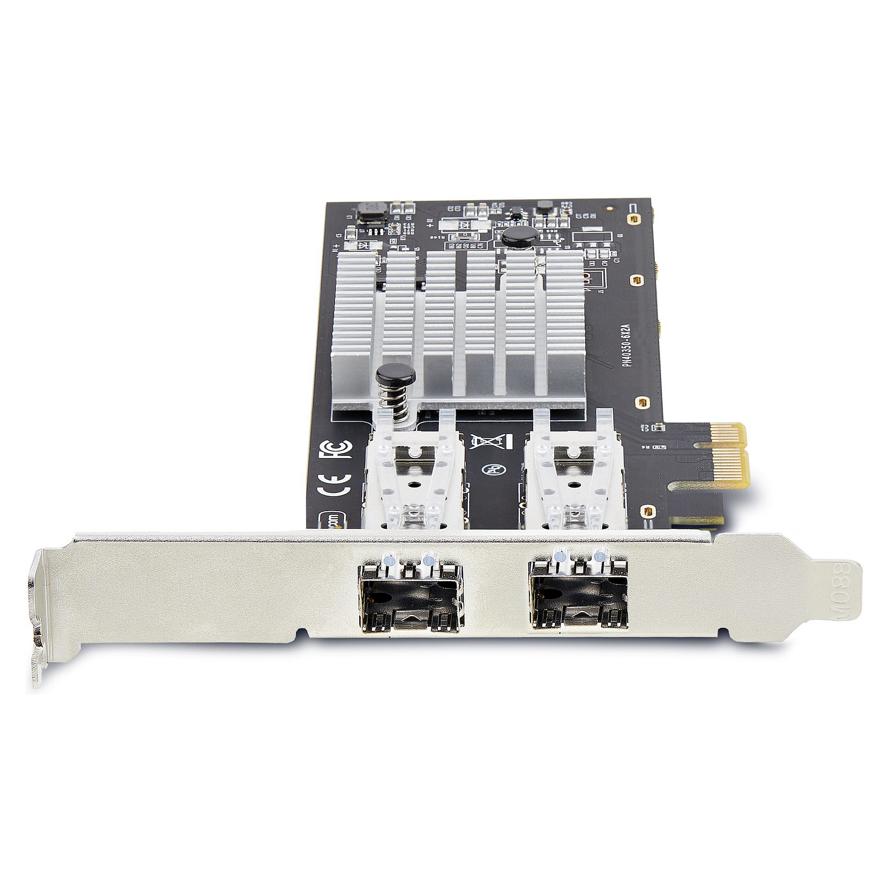 STARTECH.COM 2-Port GbE SFP Netzwerkkarte PCIe 2.0 x1 Intel I350-AM2 2x 1GbE 1000BASE Kupfer/Glasfaser Netzwerkkarte Gigabit LWL/LAN