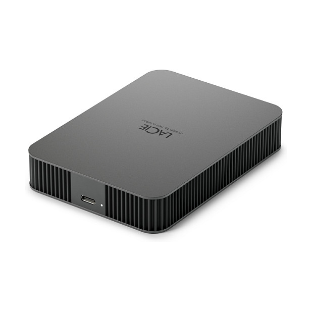 4TB LaCie Mobile Drive Secure 4 TB (grau, USB-C 3.2 (5 Gbit/s))