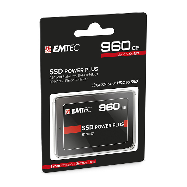 2,5" 960GB Emtec Sata X150 960GB Intern retail