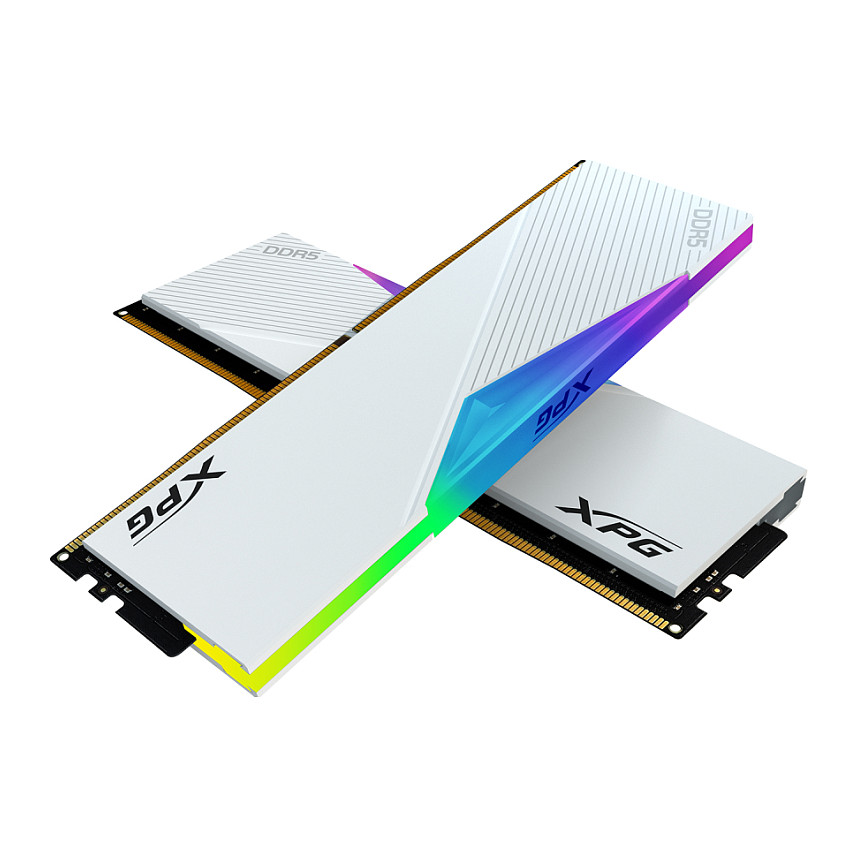 64GB ADATA DIMM 6000 (2x 32 GB) Dual-Kit (wei, AX5U6000C3032G-DCLARWH, Lancer RGB, INTEL XMP)
