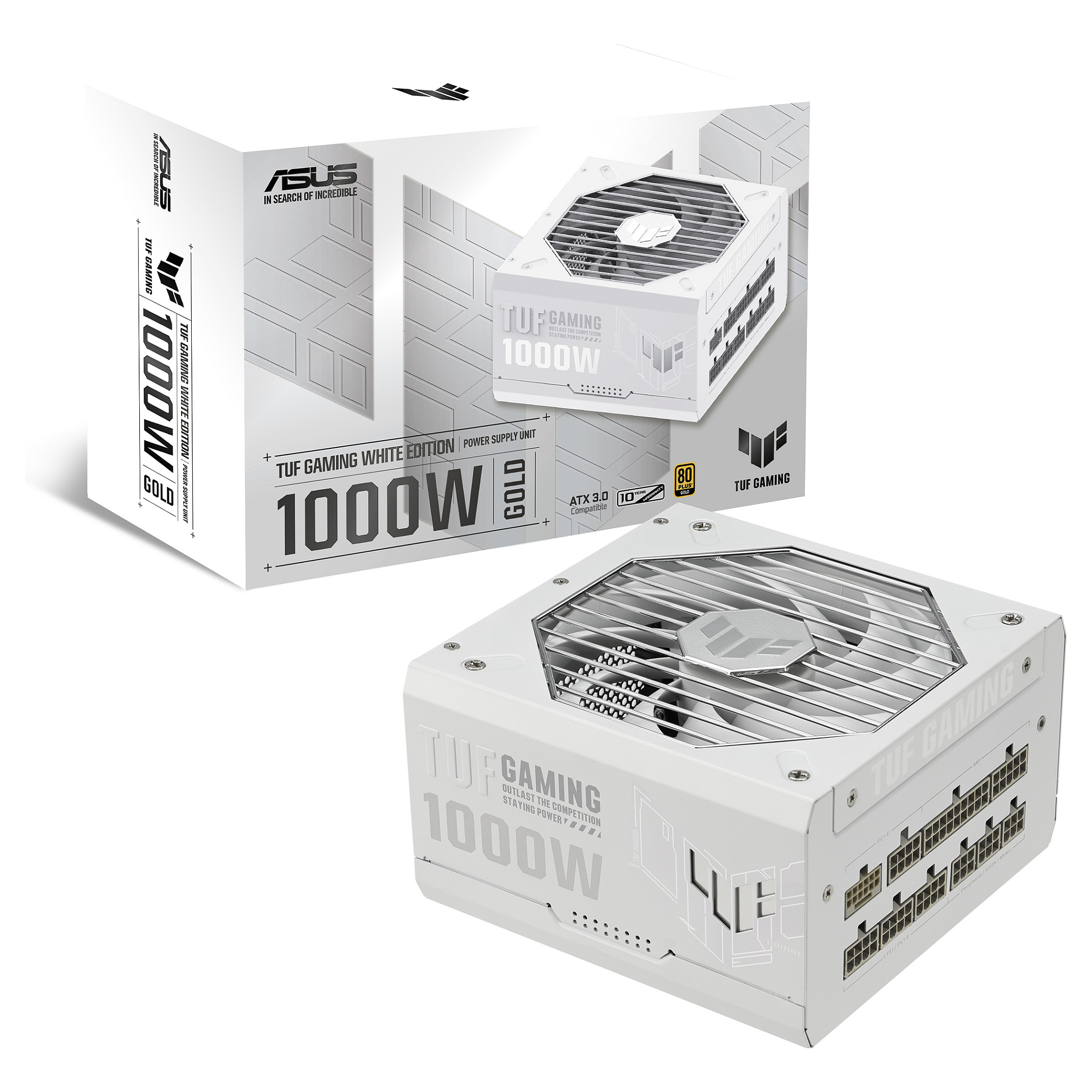 1000W ASUS Netzteil TUF Gaming White Edition 80+ Gold