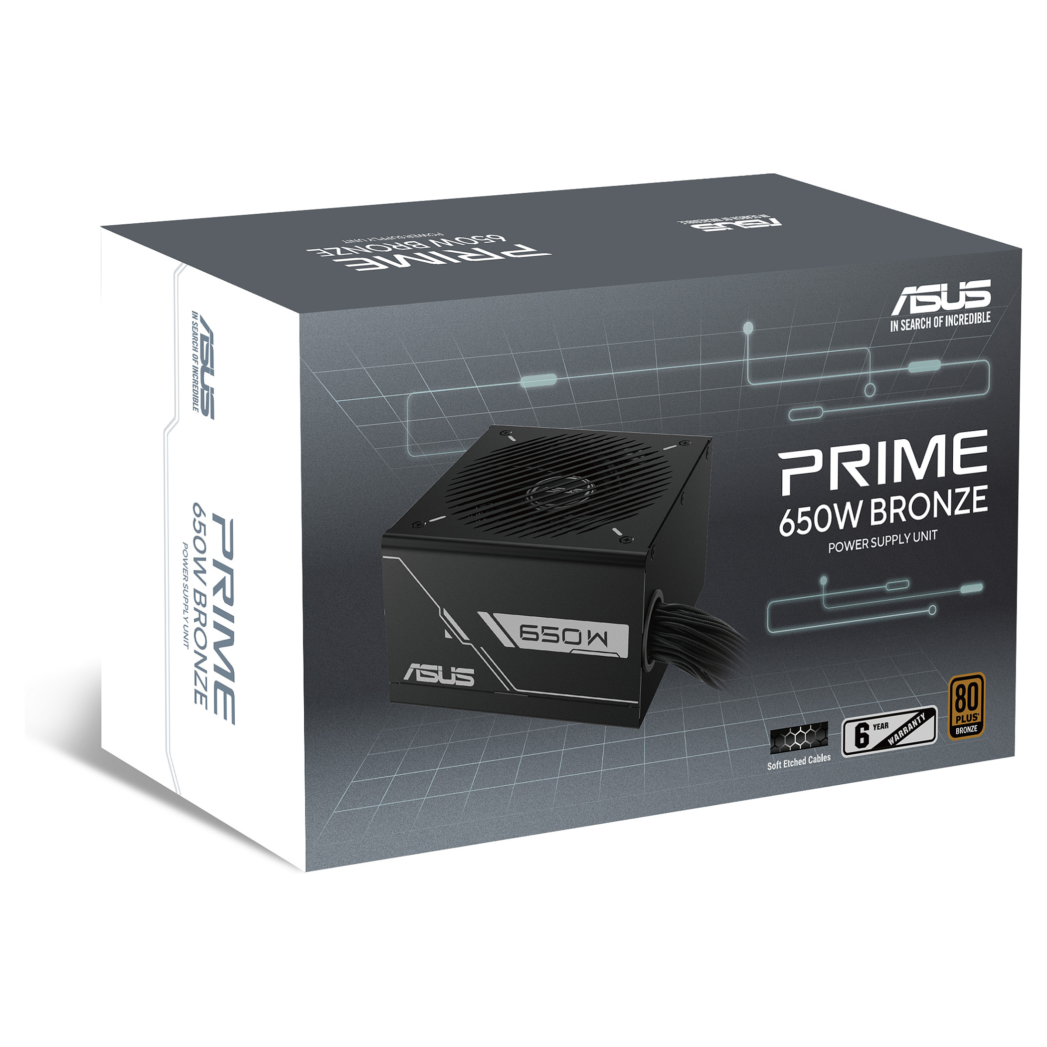 650W ASUS Netzteil PRIME-650B-BLACK 80+ Bronze