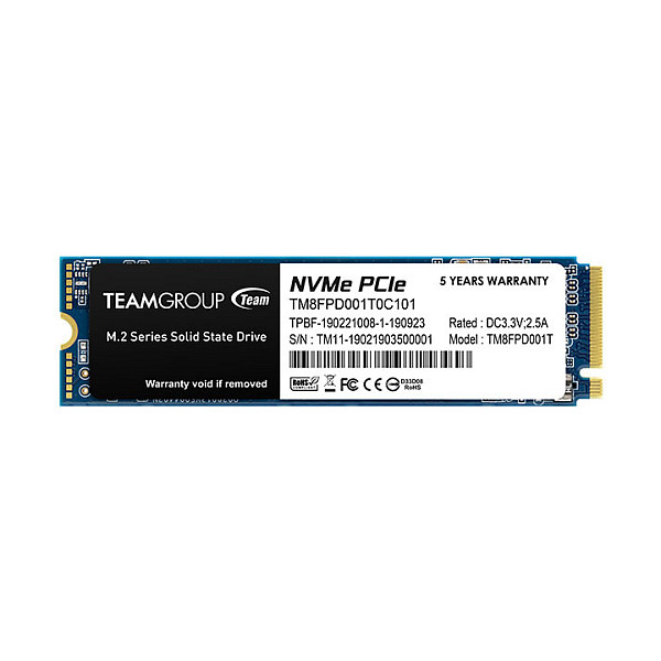 M.2 1TB Team Group MP33 PRO (PCIe 3.0 x4, NVMe 1.3, M.2 2280)