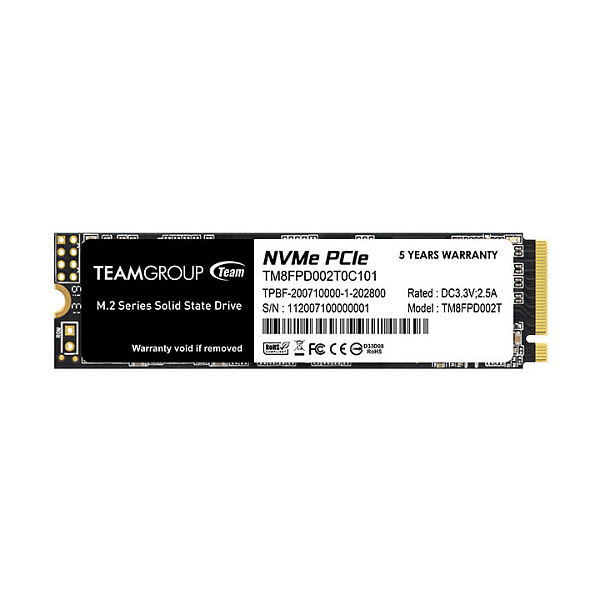 M.2 2TB Team Group MP33 PRO (PCIe 3.0 x4, NVMe 1.3, M.2 2280)