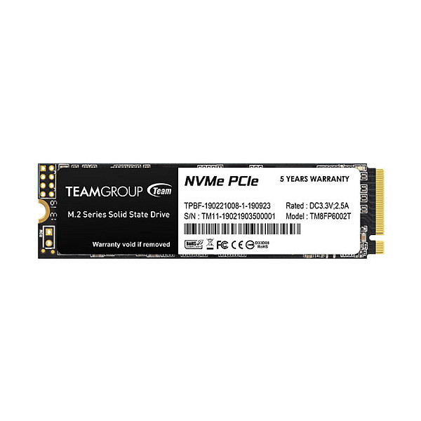 M.2 256GB Team Group MP33 (PCIe 3.0 x4, NVMe 1.3, M.2 2280)