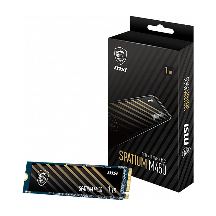 M.2 1TB MSI Spatium M450 V1 (M.2 2280) PCIe Gen4 x4 NVMe