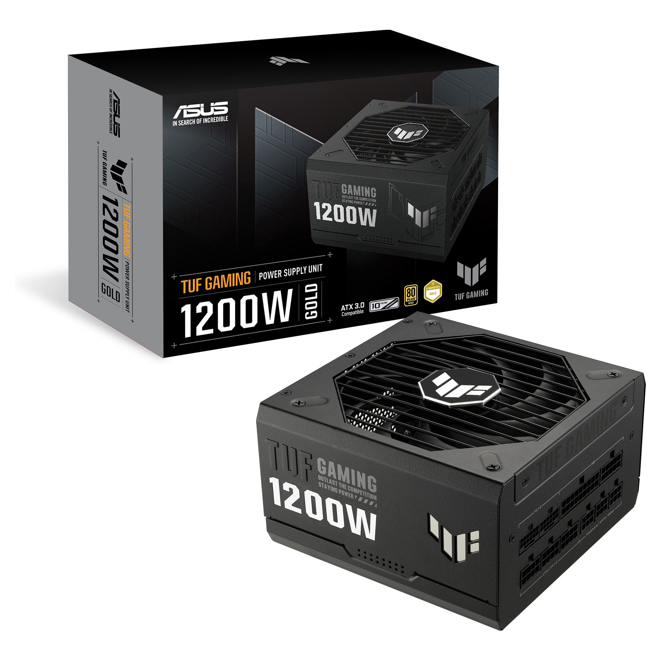 1200W ASUS TUF Gaming Netzteil 80+ Gold ATX3.0 PCIe5.0 135 mm Lüfter
