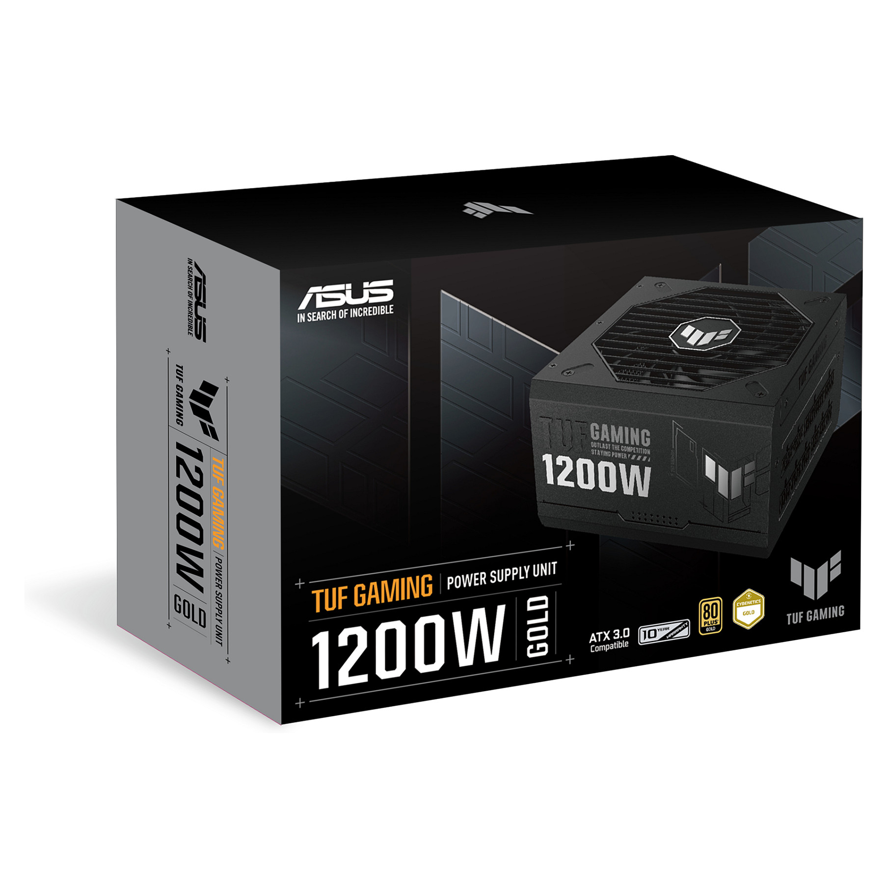 1200W ASUS TUF Gaming Netzteil 80+ Gold ATX3.0 PCIe5.0 135 mm Lüfter