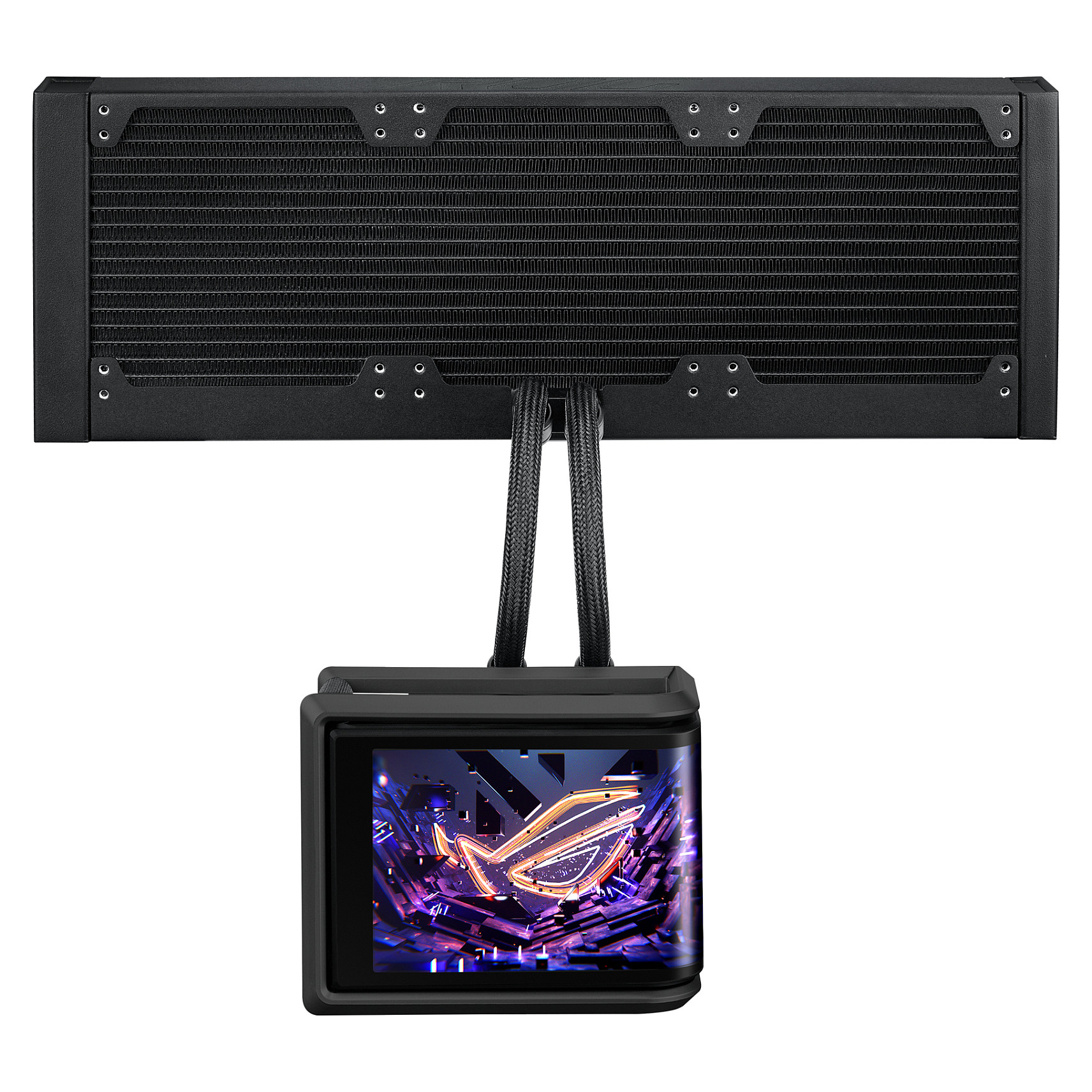 K ASUS ROG RYUO IV SLC 360 ARGB Komplettwasserkühlung für AMD und Intel CPUs schwarz