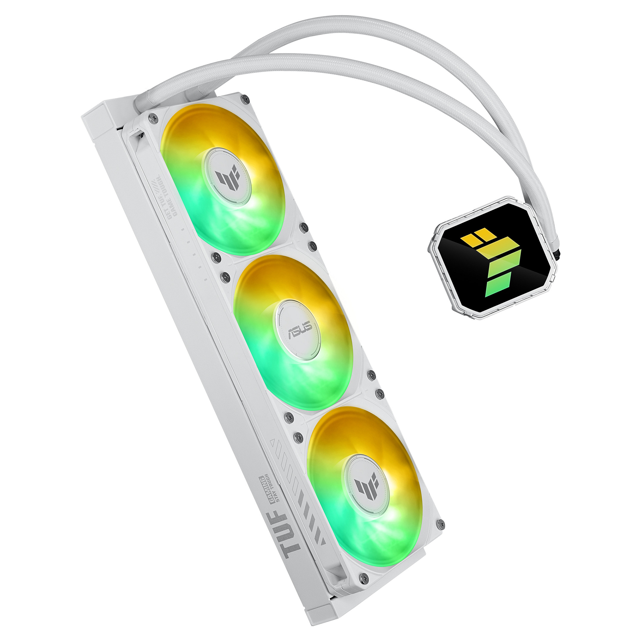 K ASUS TUF Gaming LC III 360 ARGB White AIO Wasserkühlung für AMD und Intel CPUs
