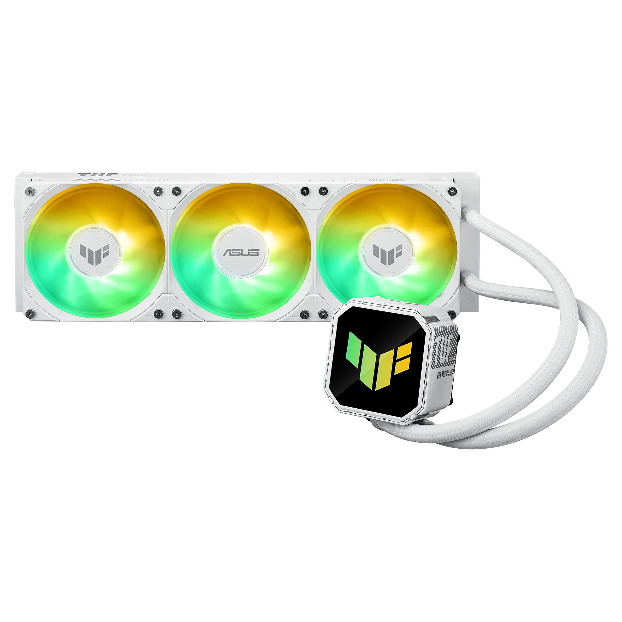 K ASUS TUF Gaming LC III 360 ARGB White AIO Wasserkühlung für AMD und Intel CPUs