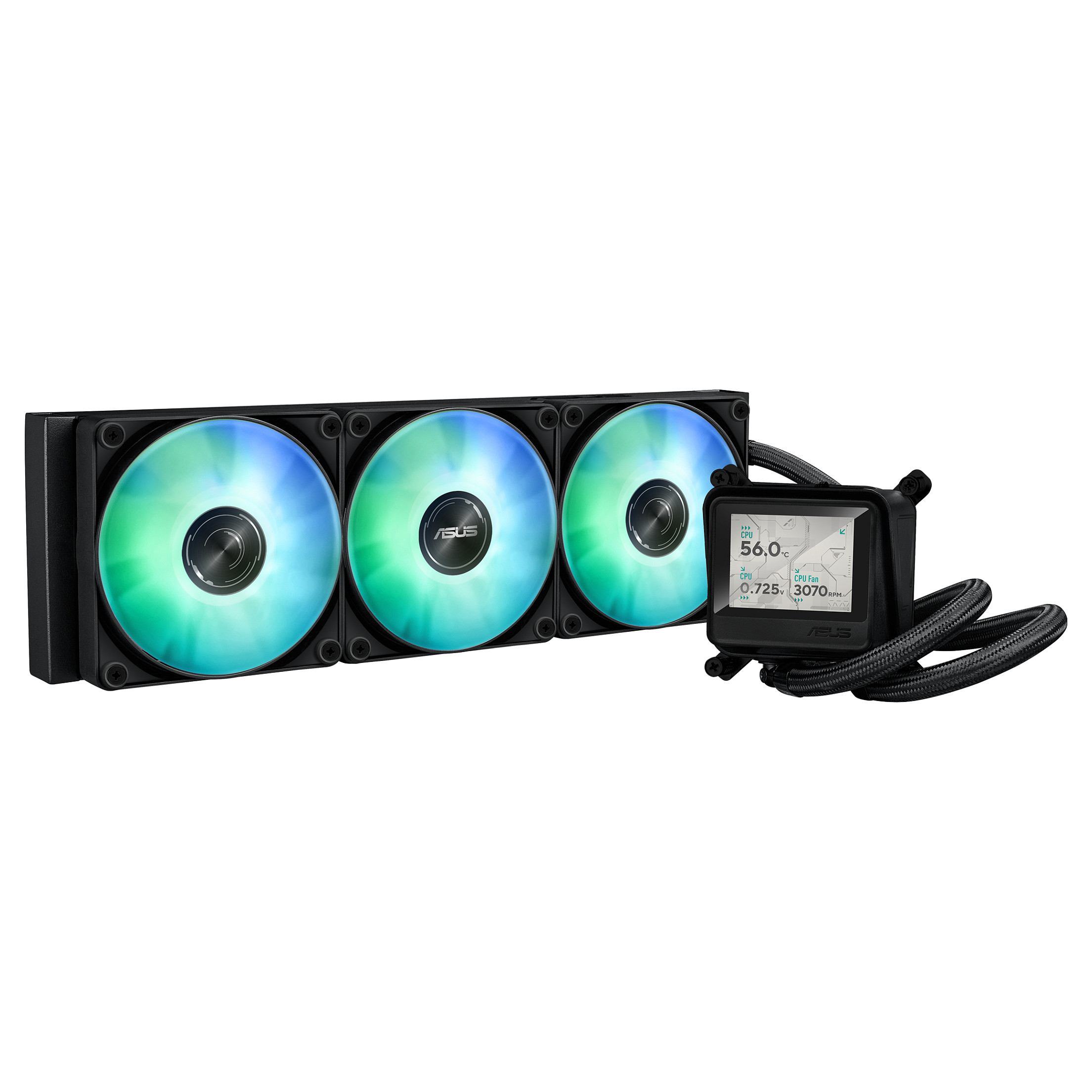 K ASUS MAX GAMING LC 360 ARGB LCD Black Komplettwasserkühlung für CPUs