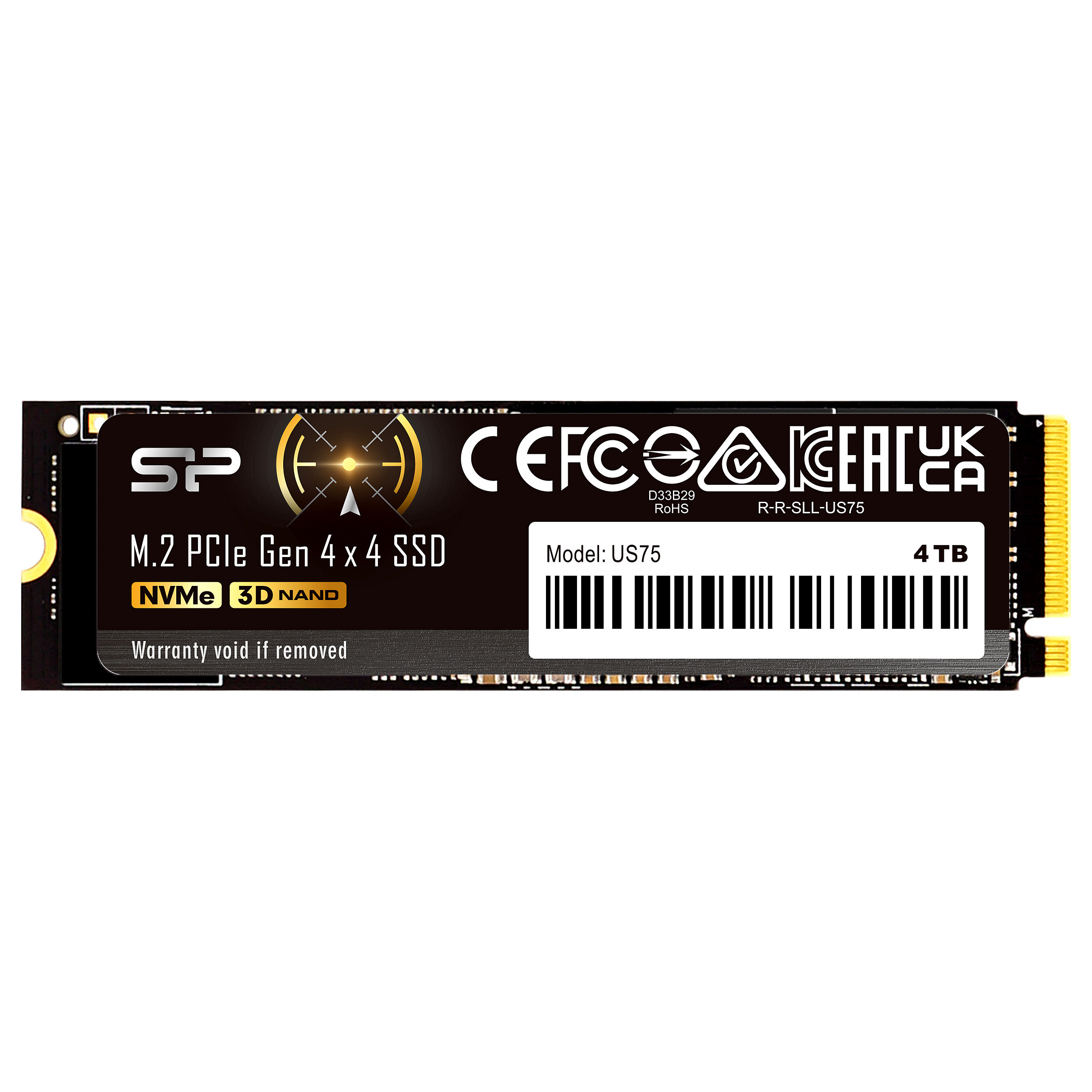 M.2 2TB Silicon Power US75 2280 2TB PCIe 4.0 x4 NVMe