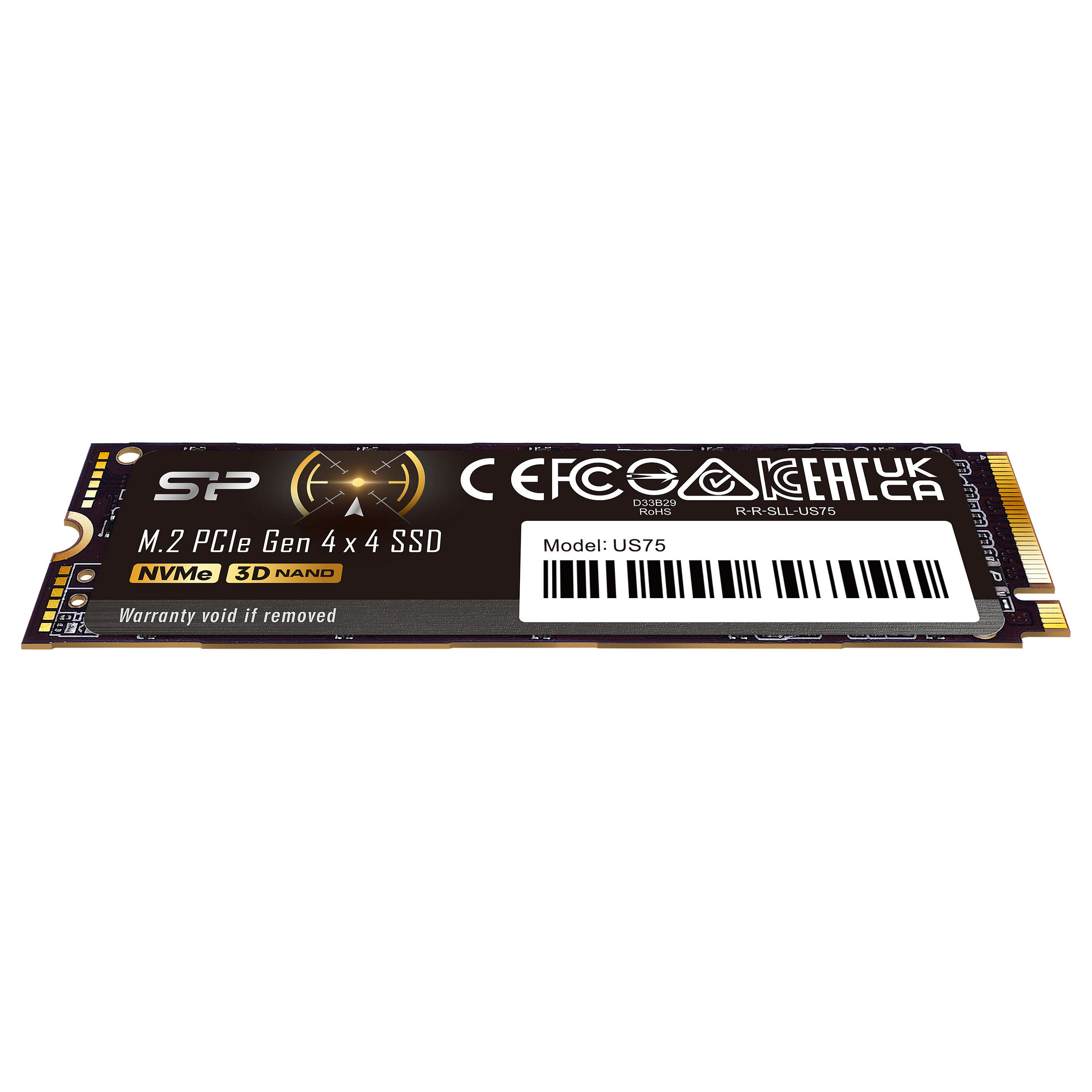 M.2 2TB Silicon Power US75 2280 2TB PCIe 4.0 x4 NVMe